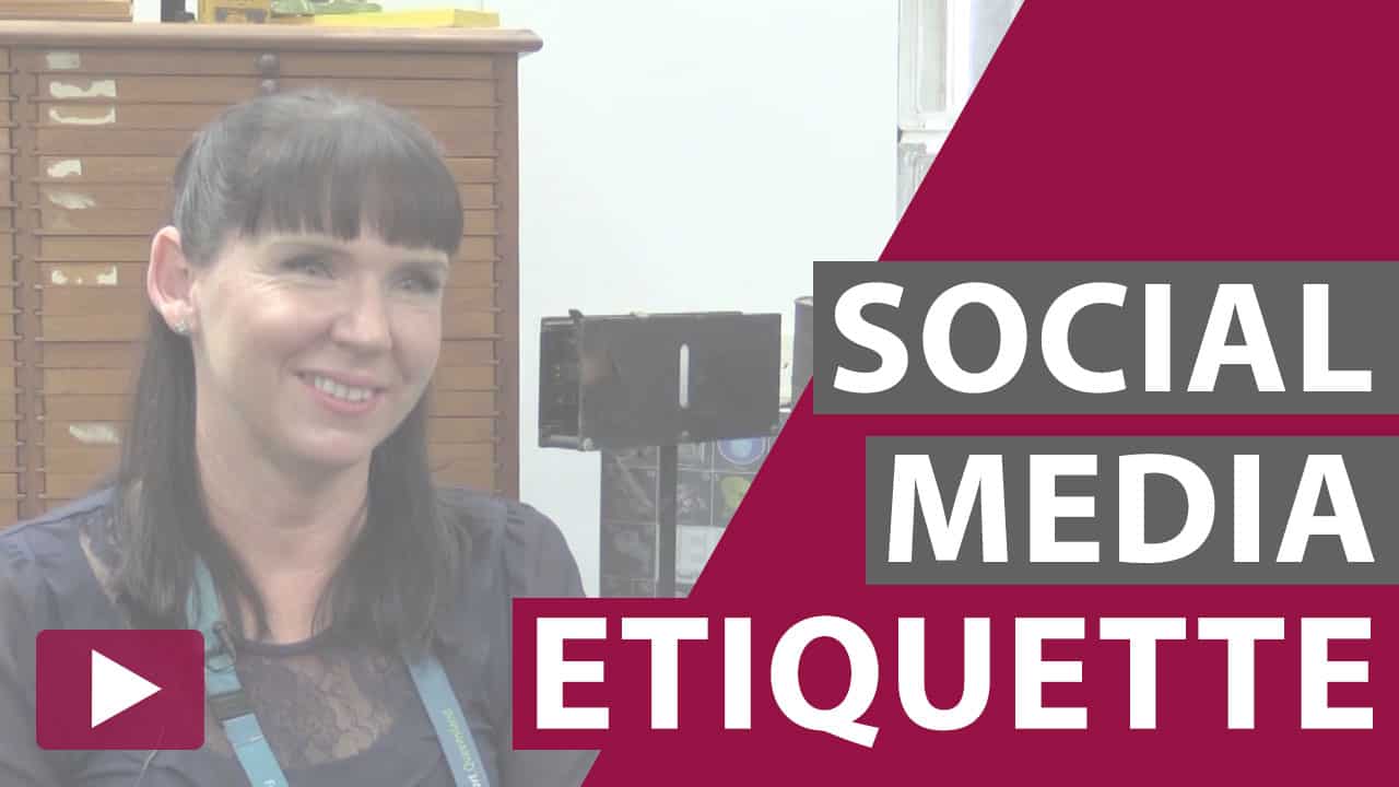 social media etiquette video thumbnail