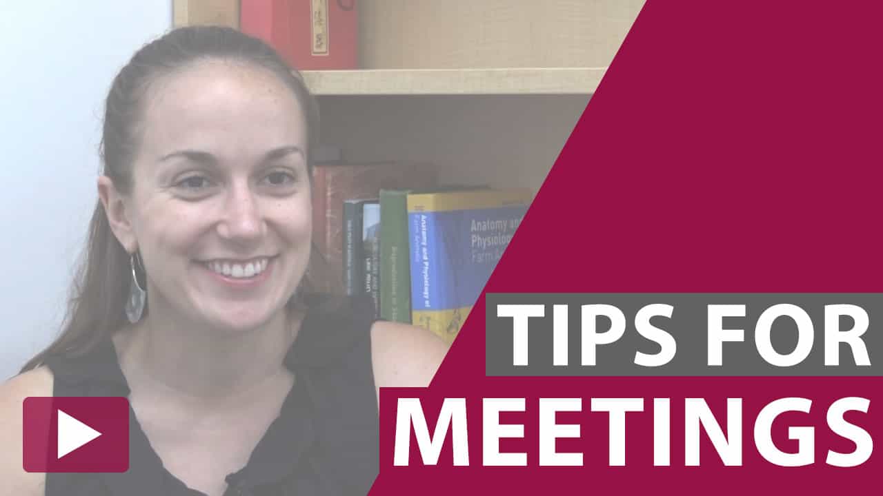meeting tips video thumbnail